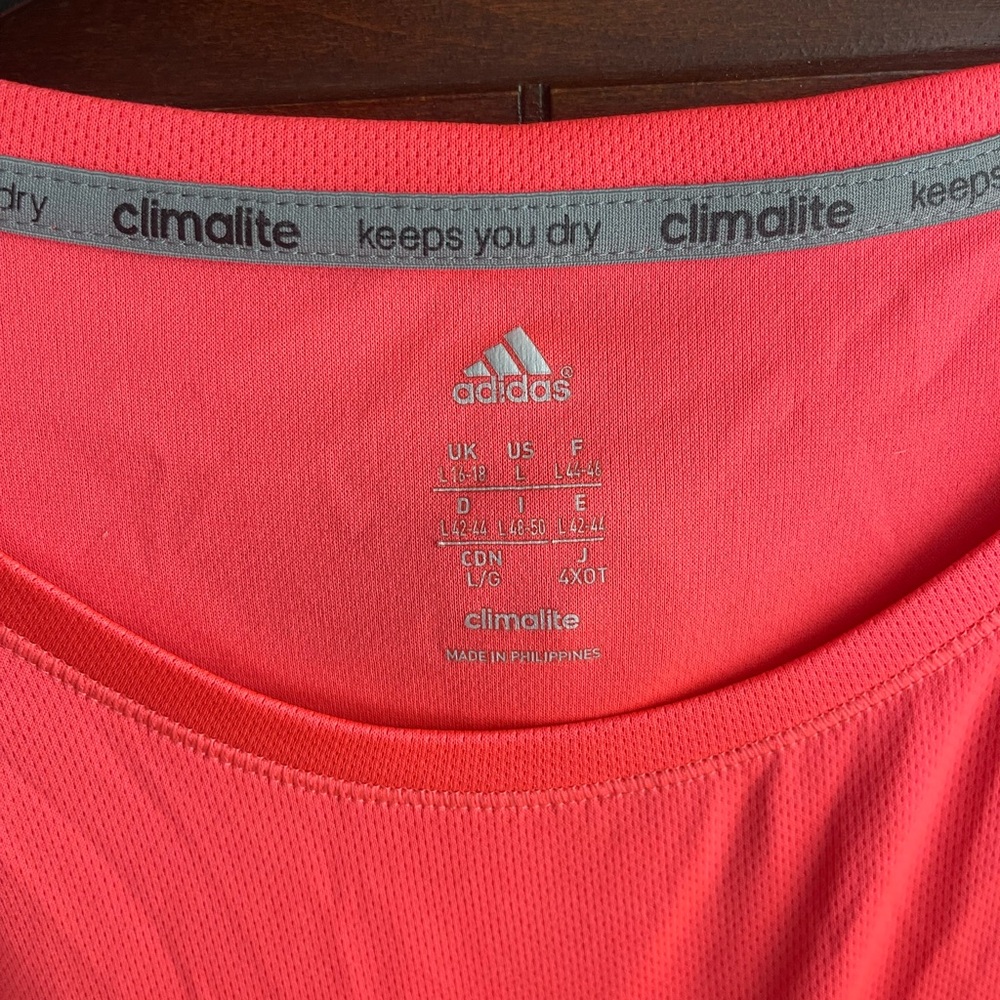 Adidas workout top, gently worn